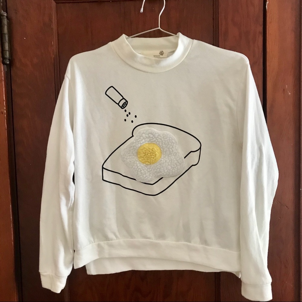 Estacot graphic mockneck sweater